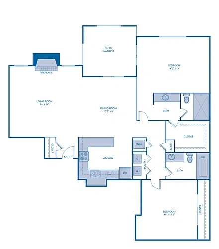Floor plan B3