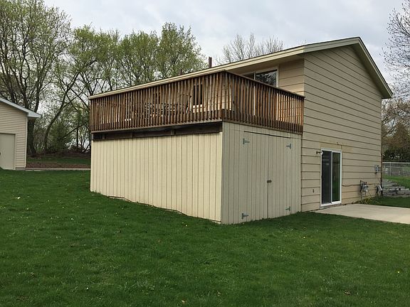 Back Deck Storage and Patio
