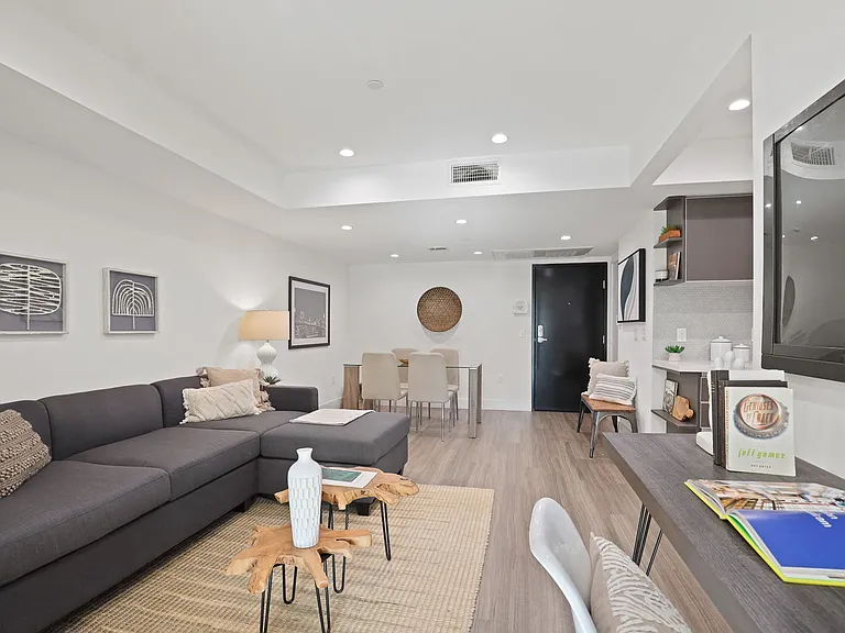 Open-Concept Living, Dining, and Kitchen Space