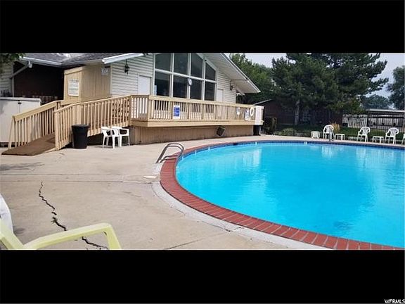 Community pool in summer