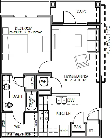 Floor plan A1-A