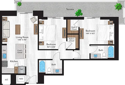 Floor plan B1