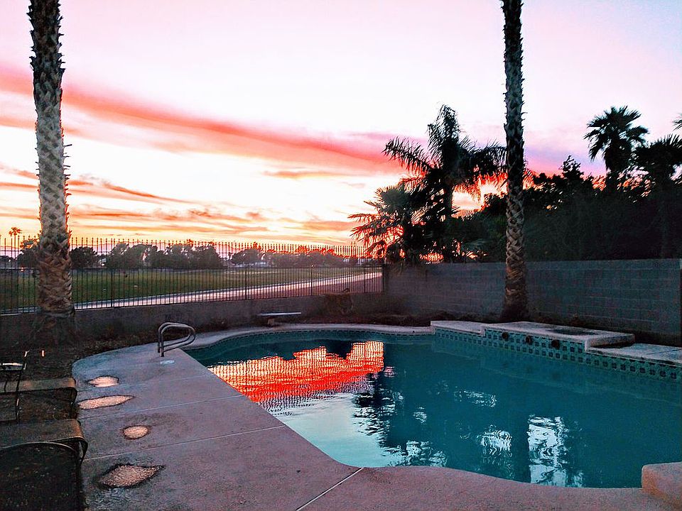 Backyard Summer Sunset 
