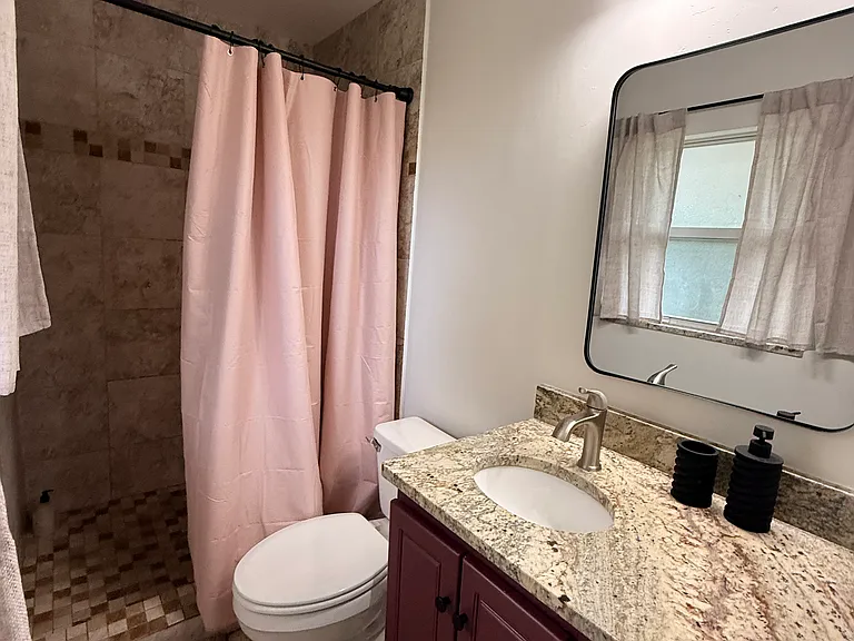 Master bathroom.