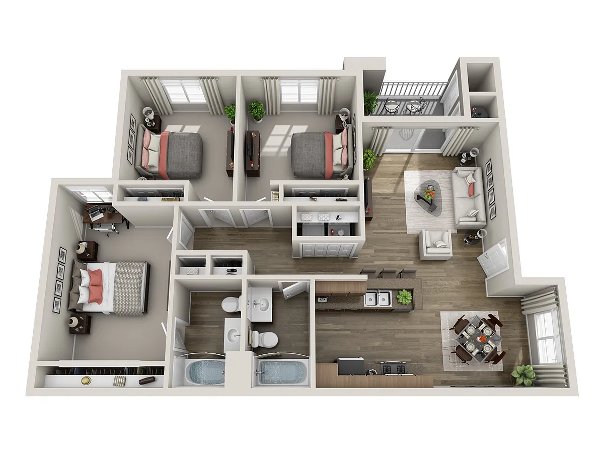 Floor plan Barcelona (Premium)
