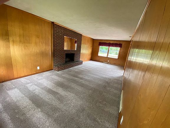 Family room with fireplace