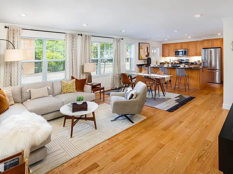 The Adams Townhomes - Living Room