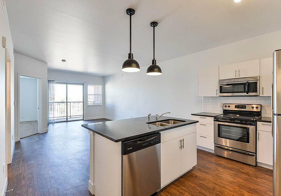 Open layout of the apartment