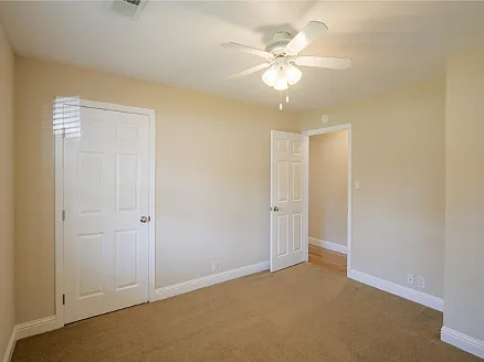 Carpets will be replaced by polished hardwood or new carpet!