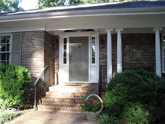 Brick walkways to front porch