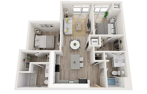 Floor plan D4