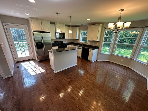 Dining area and kitchen