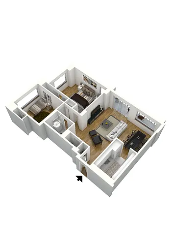 Floor plan B1A