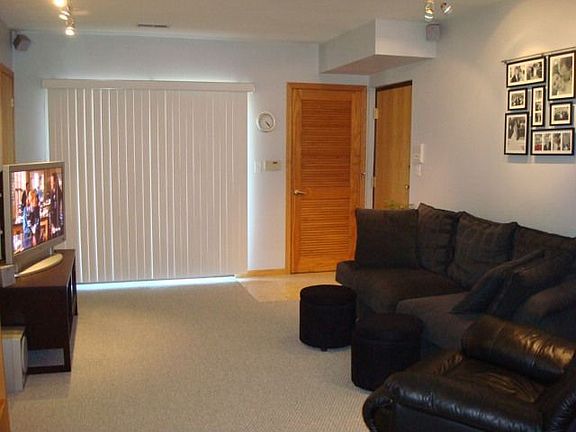 Main room with doors to balcony