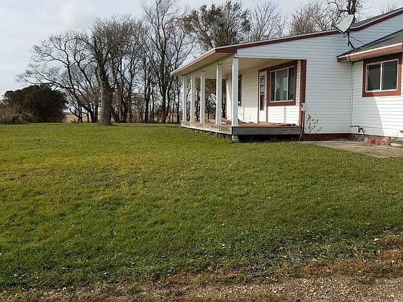 Driveway looking west