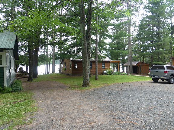 looking down driveway