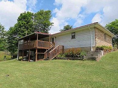 Rear of house