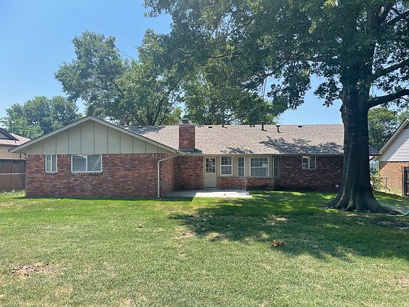 Spacious backyard with plenty of shade and fully fenced