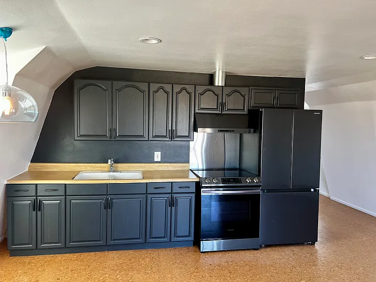 cork flooring throughout