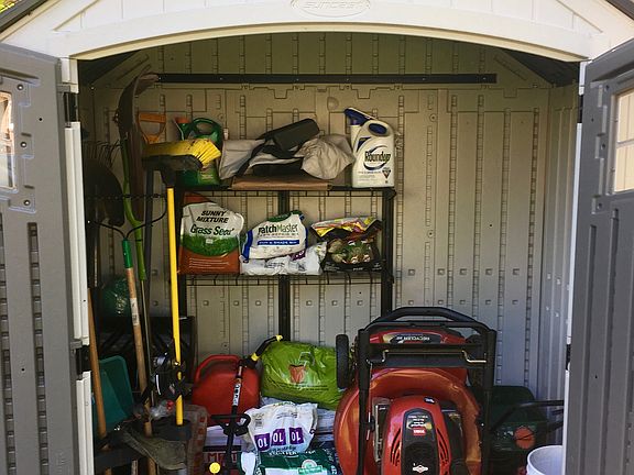 Tool shed & Lawn Equipment