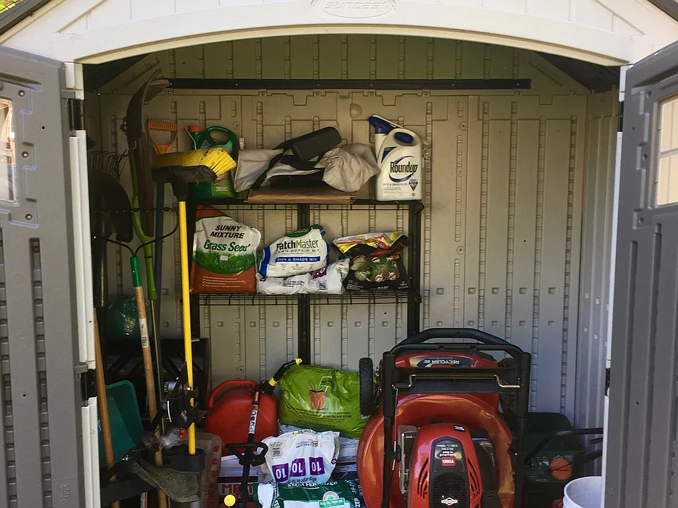 Tool shed & Lawn Equipment