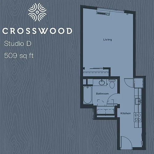 Floor plan Studio D