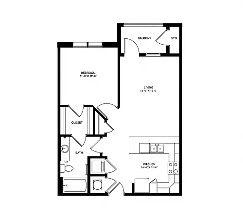 Floor plan A4