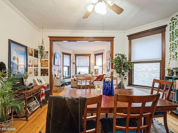 Dining room looking to living room
