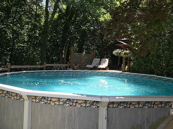 24’ round pool