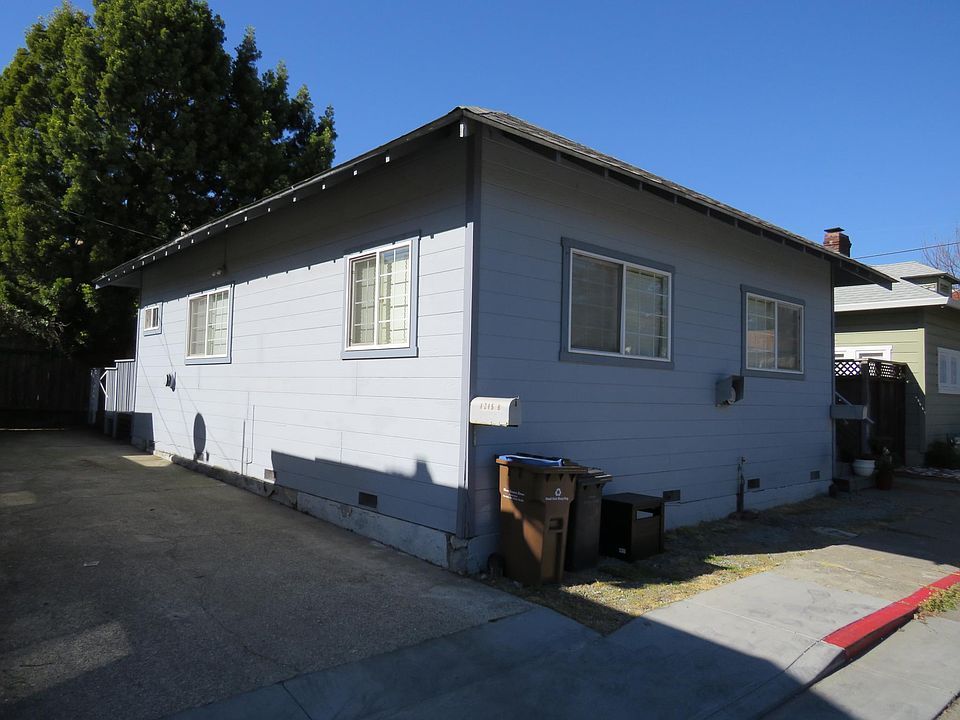 Streetside view of  1215 A & B  duplex