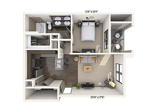 Floor plan Monterrey Oak
