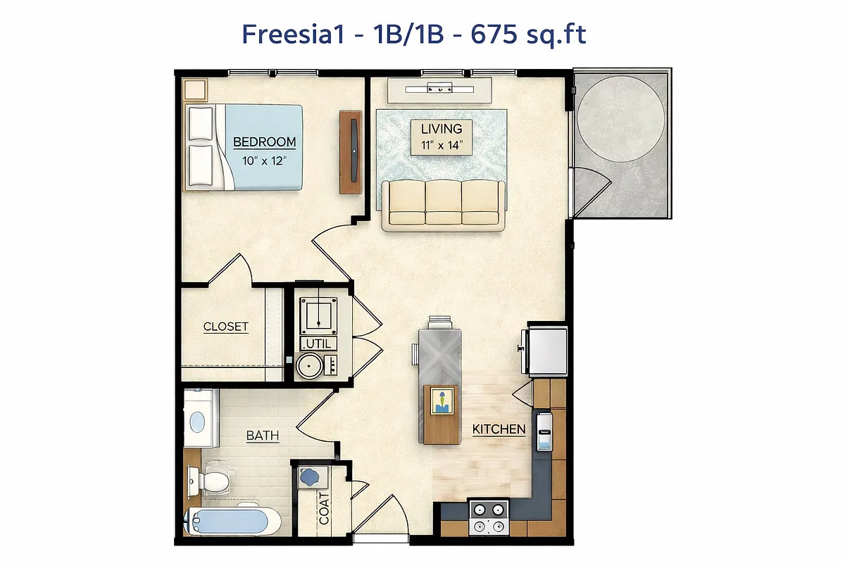Floor plan Freesia