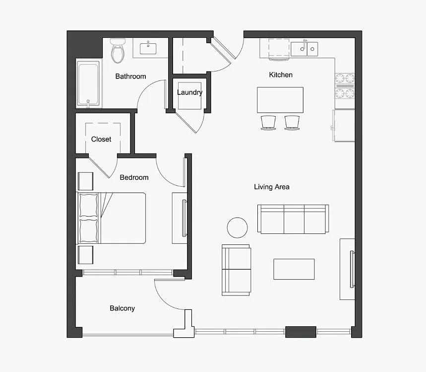 Floor plan Willow