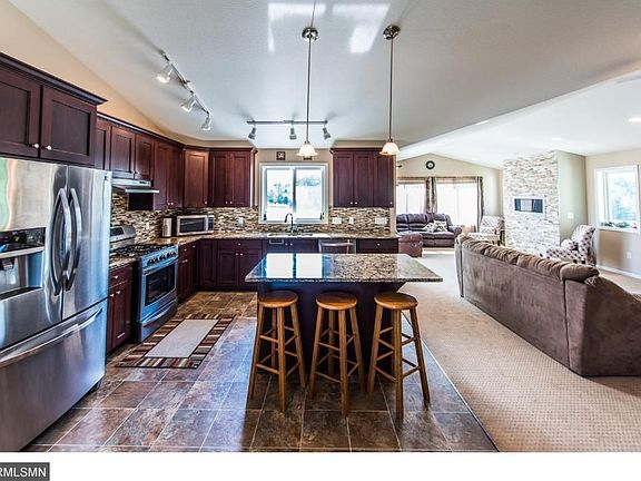Kitchen is adjacent to large main floor family room.