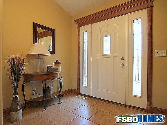 Main Entry with Tiled Floor