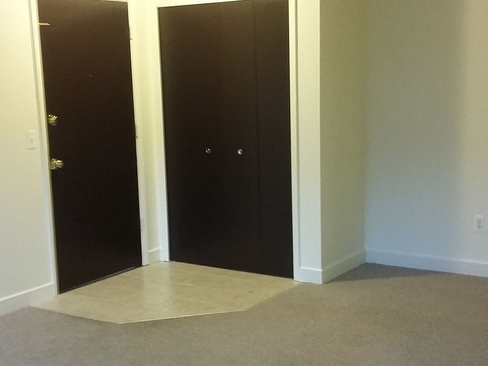 front door and coat closet