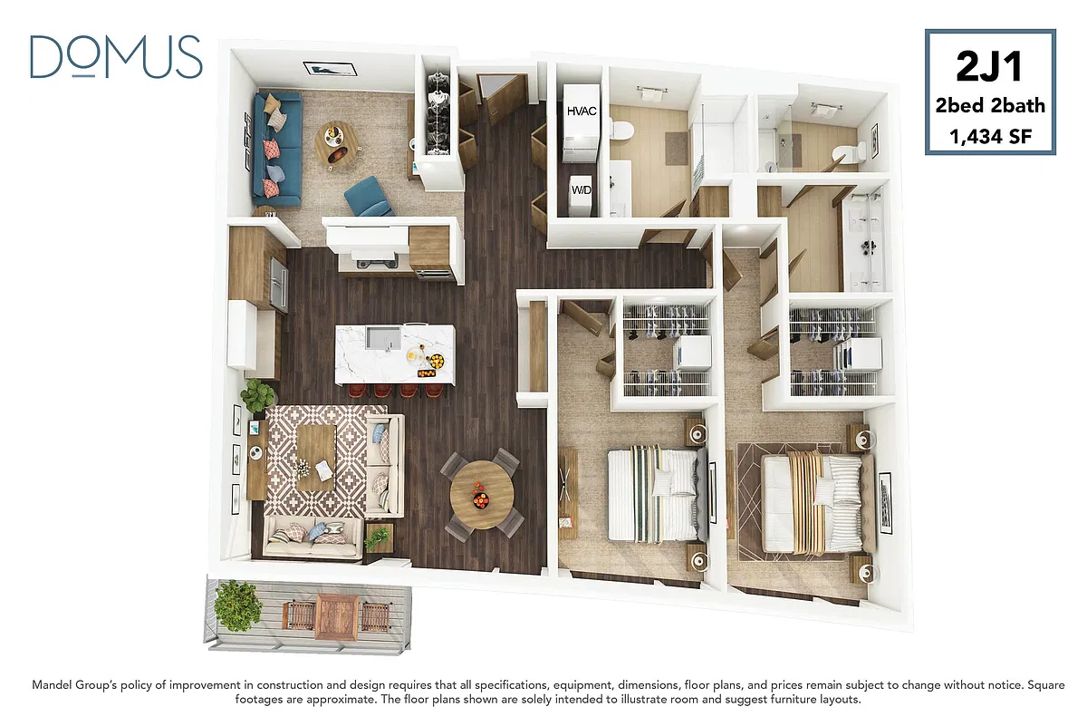 Floor plan 2J1