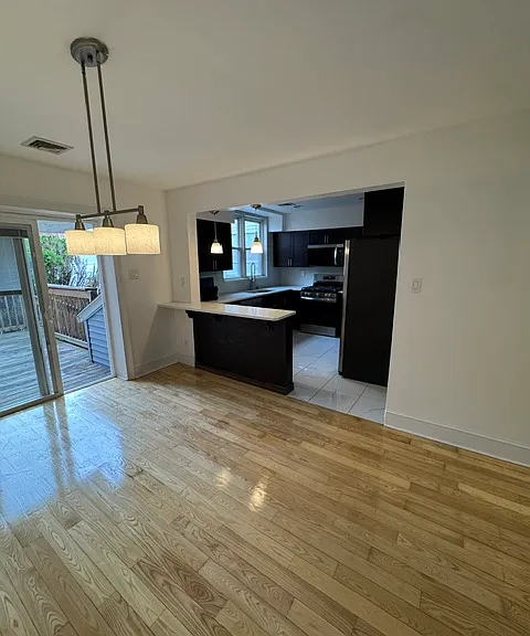 Dining Room/Kitchen, Deck view