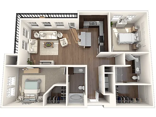 Floor plan The Beulah Red
