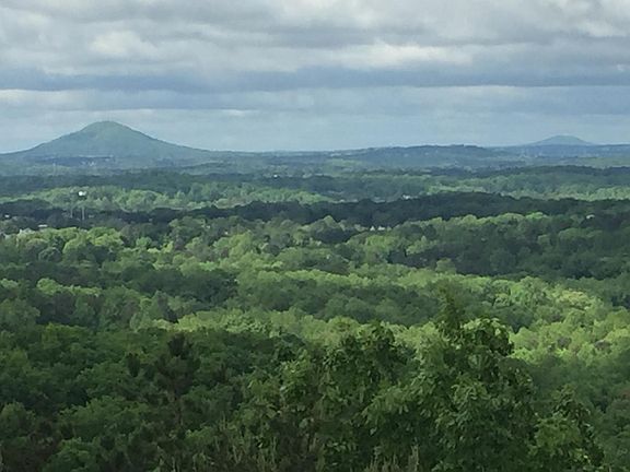 Summer view from the deck of Kennesaw Mountain (left) and Pine Mountain (right)