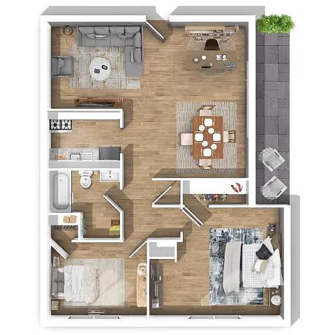 Floor plan The Willow