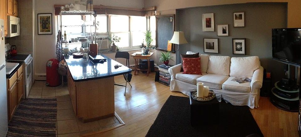 Open Kitchen and Living Room