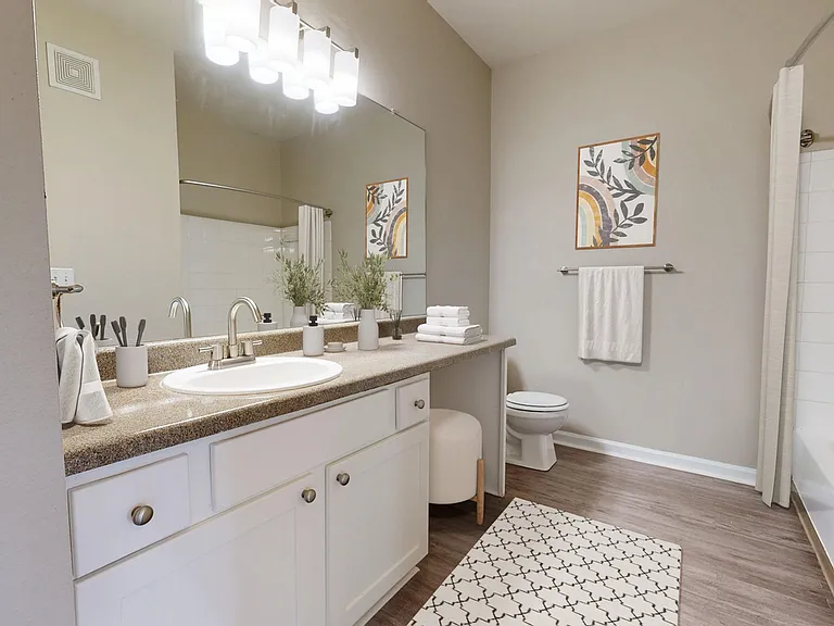 Bathroom with Vanity & Bath