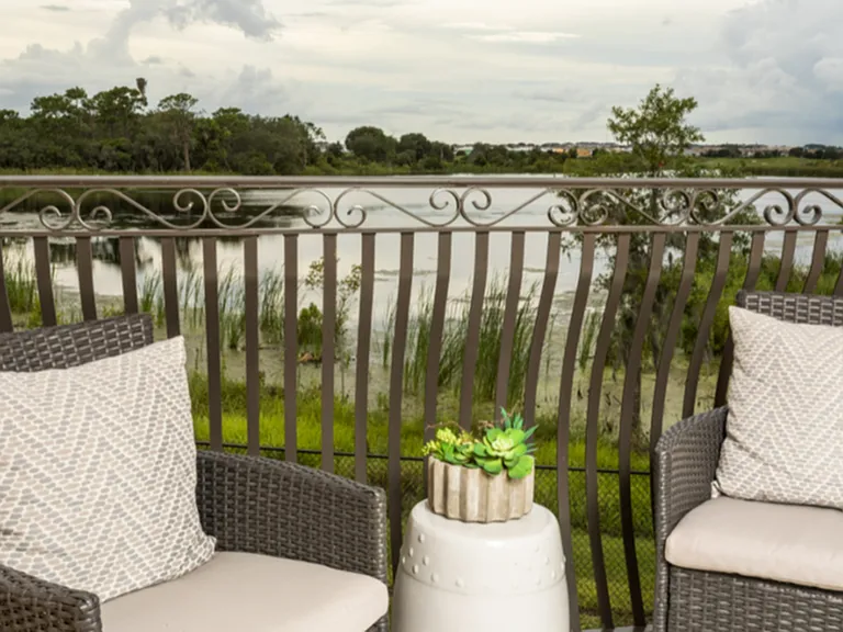 Patio with Lake Views Available