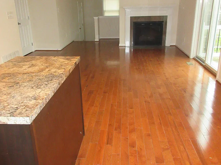 Kitchen into family room