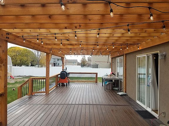 Back deck 40' x 16'
