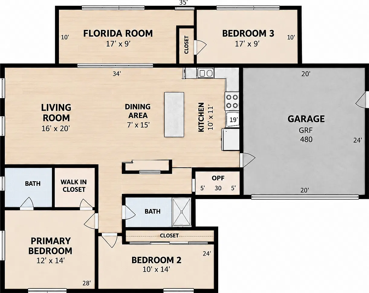 3 bed, 1668 sqft, $2,750 — Photo 3