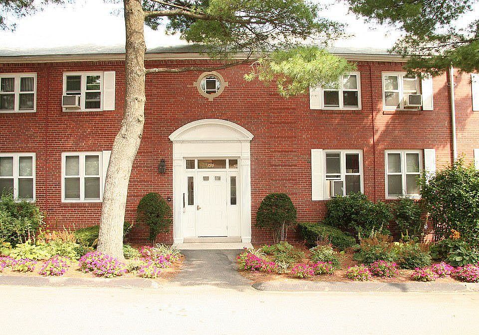 Front of condo.  Unit on the right on first floor. 