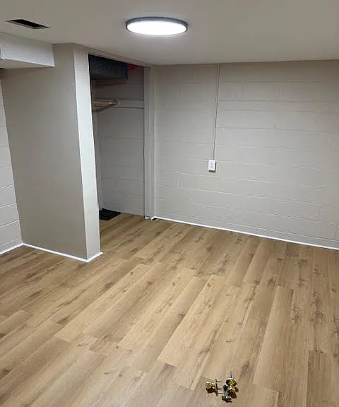 basement bedroom