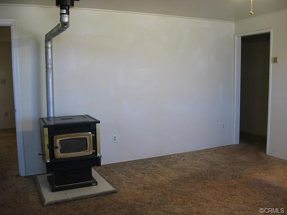 Pellet stove in Living room